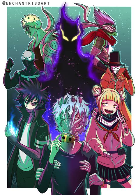 league of villains fanart|best league of villains art.